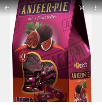 Anjeer-Pie Toffee -MRP 100/1Carton 32 jar/ 00724