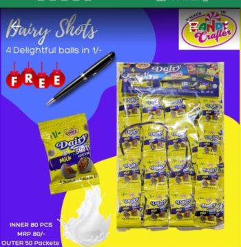 Dairy Milk Shots - 80 pcs - 00723