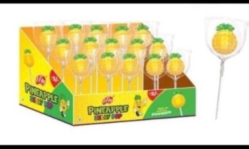Pineapple Jelly Pop -MRP 120/1Carton 18 jar/ 00779