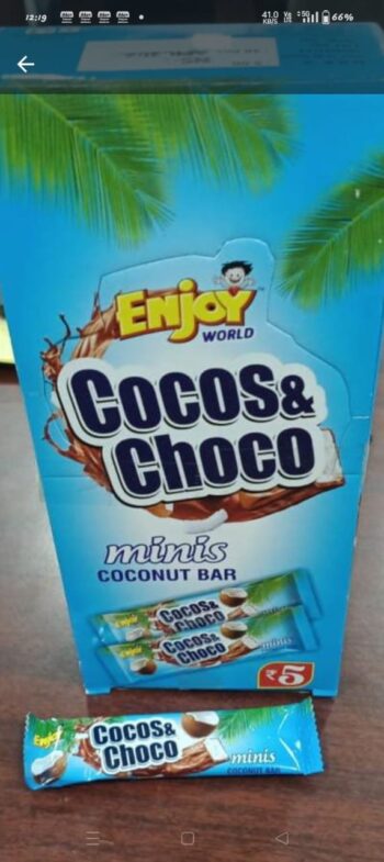Coconut Choco Bar - MRP 200/1Carton 16 jar/ 00858