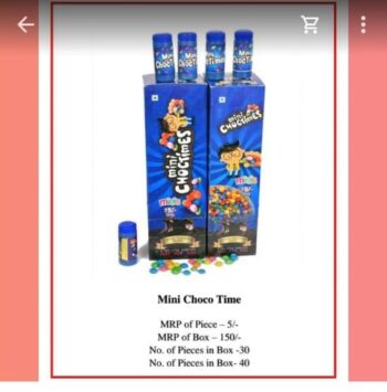 Mini Choco Gems - MRP 150/1Carton 16 jar/ 00969