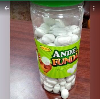 Ande Funda gum - MRP 125/1Carton 18 jar/ 00955