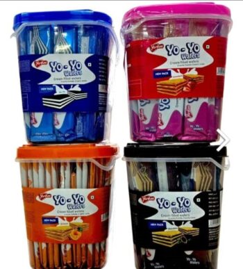 Yo-Yo Waffer - MRP 250/1Carton 12 jar/00808