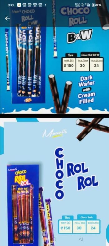 Choco Roll B&W - 00810