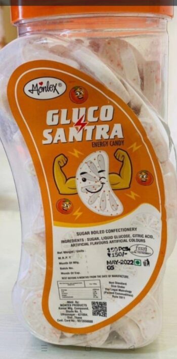 Gluco Santra -MRP 200/1Carton 16 jar/ 00811