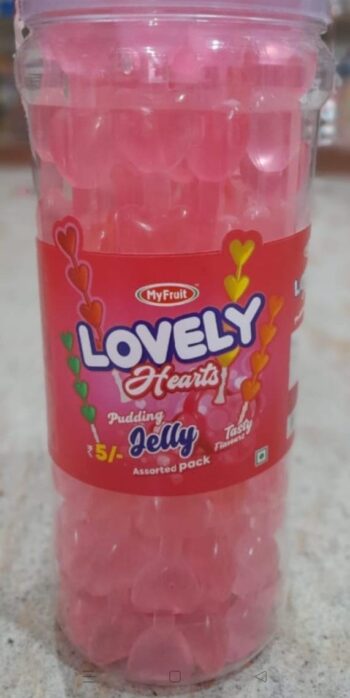 Lovely Hearts Jelly - MRP 200/1Carton 16 jar/00822
