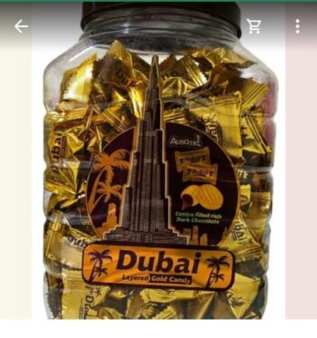 Dubai Gold Candy - MRP 200/1Carton 24 jar/- 01057