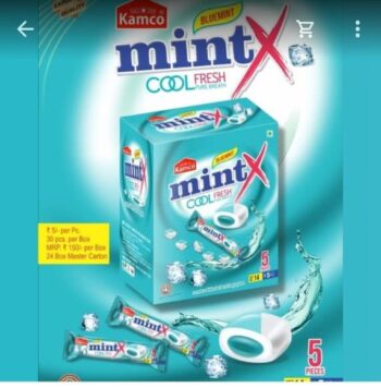 Mint Cool Fresh - MRP 150/1Carton 24 jar/01045