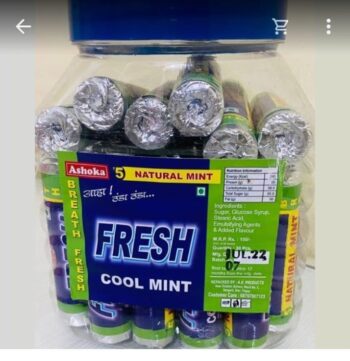 Fresh Cool Mint - MRP 150/1Carton 24 jar/01116