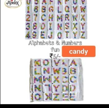 Alphabet Gems -MRP 150/1Carton 30 jar- 01089
