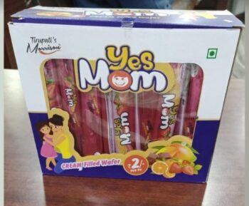Yes mom waffer/ MRP 120/1Carton 20 jar/ 01132