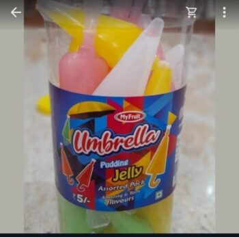 Umbrella Jelly - MRP 200/ 1Carton-9 jar/01180