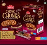 Choco Chunks Rs 5/ MRP 150/ 1Carton-20 box/ 01178