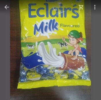 Milk Eclairs - MRP 100/1Carton 32 jar/- 01023
