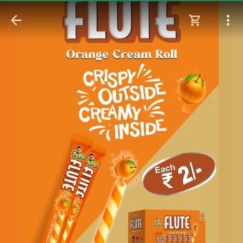 Flute Choco Roll - MRP 150/1Carton 24 jar/ 01019