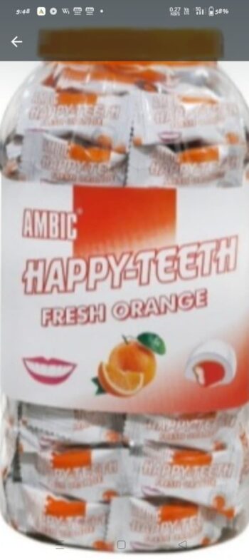Fresh Orange Gum - MRP 150/1Carton 20 jar/ 00992