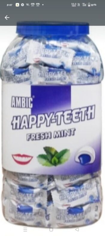 Teeth Mint Bubble Gum - 200 pcs - 00991