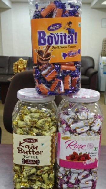 Aarti Eclairs Jar - MRP 200/1Carton 18 jar/ 01002