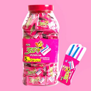 3D Bubble Gum 1/- MRP 150{1Carton-24pcs} - 01213