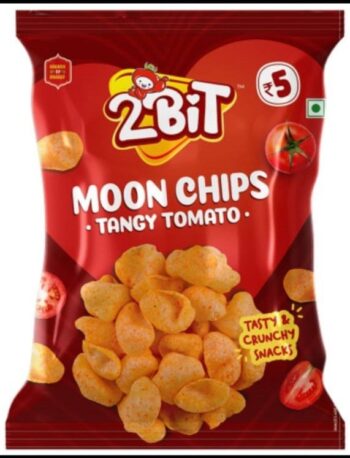 2Bit Moon Chips Tangy Tomato/5 Rs/ 1Carton - 224 pkts  00993