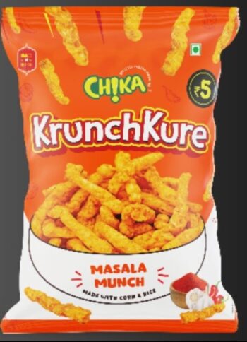 Chika Krunchkure Masala Munch /5 Rs/ 1Carton - 224 pkts  00664