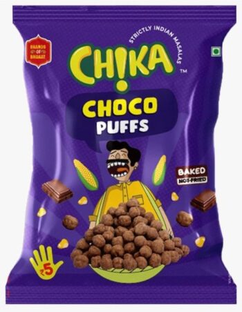 Chika Choco Puffs /5 Rs/ 1Carton - 224 pkts  00662