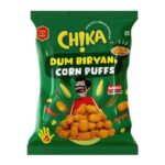 Chika Dum Briyani Corn Puffs /5 Rs/ 1Carton - 224 pkts  00649