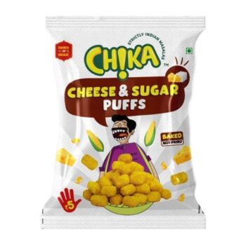 Chika Cheese & Sugar Puff /5 Rs/ 1Carton - 224 pkts  00642