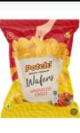 Potch Wafer Sprinkled  Chilli /5 Rs/ 1Carton - 224 pkts  00327