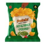 Potch Hot & Tangy Pudina/5 Rs/ 1Carton - 224 pkts  00277