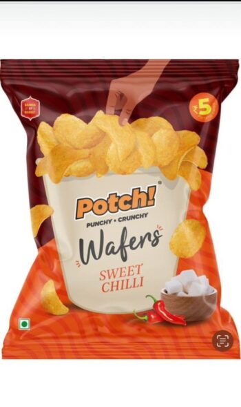 Potch Wafer Sweet Chilli /5 Rs/ 1Carton - 224 pkts  00312