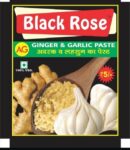 Black Rose Ginger Garlic Paste/ 5 Rs/ 1Carton 800 pkts/ 00999