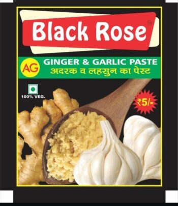 Black Rose Ginger Garlic Paste/ 5 Rs/ 1Carton 800 pkts/ 00999