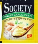 01001/ Society Ginger Garlic Paste/ MRP 5 Rs/DP 2.75/ 1Carton 800 pkts MINIMUM ORDER 4 BOX