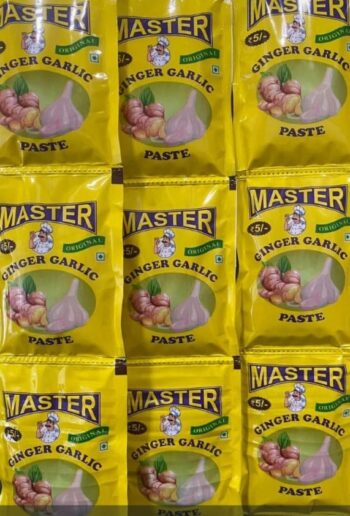 Master Ginger Garlic Paste/ 5 Rs/ 1Carton 800 pkts/ 01012