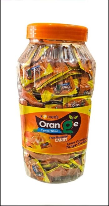 Romees Orange Candy/ MRP 160/1Carton 20 Jars/  01239