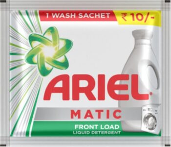Ariel Front Load Pouch /Rs 10/ 1Carton 144 pcs/01291