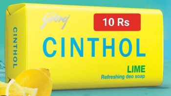 Cinthol Yellow Soap / Rs 10/DP7.90/1Carton-216 pcs/01301