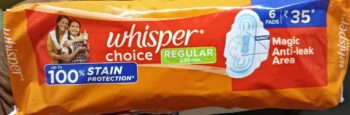 Whisper /MRP 35 /DP25.90/ 1Carton-120 pcs/01286