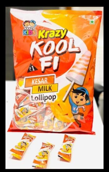 Koolfi Kesar Milk pop Rs 1 / MRP 70/ 1Carton 32 Jars/ 01226