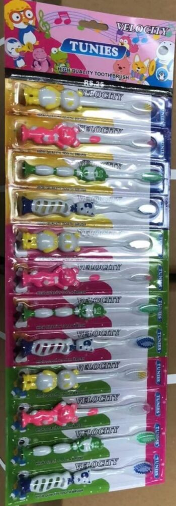 Tunies Velacity Tooth Brush / 1sheet-MRP 300/ 1Carton-60 sheet/ 01316
