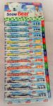 Snow Bear Tooth Brush / 1sheet-MRP 360/ 1Carton-60 sheet/ 01325
