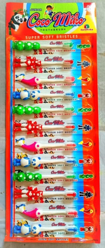 Coco Miko Tooth Brush / 1sheet-MRP 300/ 1Carton-60 sheet/ 01327
