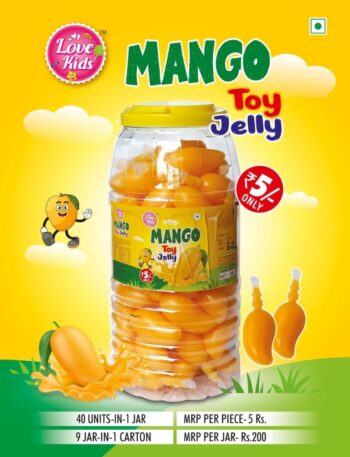 Mango Toy Jelly/ Rs5-40pcs/ 1Carton-9 Jars/ 01341