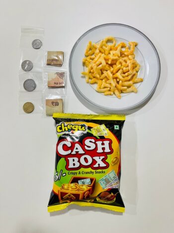 Cash Box Crispy & Crunchy /MRP 5 / 1Carton-244 pkts/ 01345