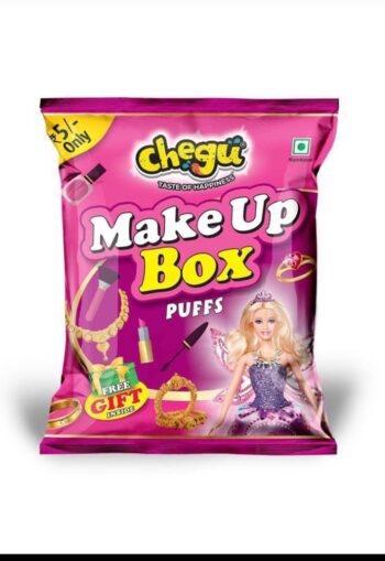 Make Up Box Puffs /MRP 5 / 1Carton-244 pkts/ 01348