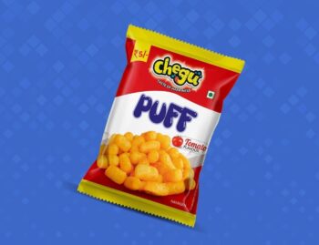 Chegu Puffs Tomato Flavour /MRP 5 / 1Carton-244 pkts/ 01353