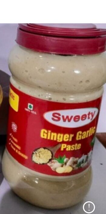 Sweety Ginger Garlic Paste 1Kg / MRP 120/1Carton-30 jars/ 01386