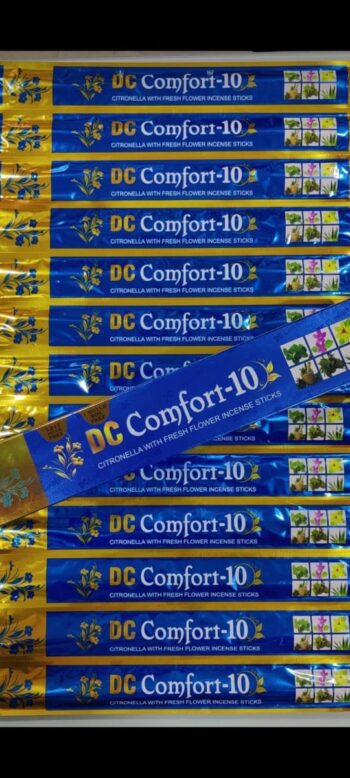 DC Comfort-10 Mosquito Stick/ MRP 192/ 1Carton 100 sheet/ 01475