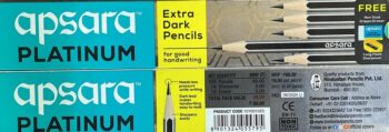 APSARA PLATINUM PENCILS | 01523